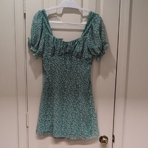 B Darlin Green 💚 Floral Mini Dress